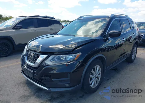 2020 Nissan Rogue Sv Fwd из США, поврежденный, VIN KNMAT2MT5LP512165